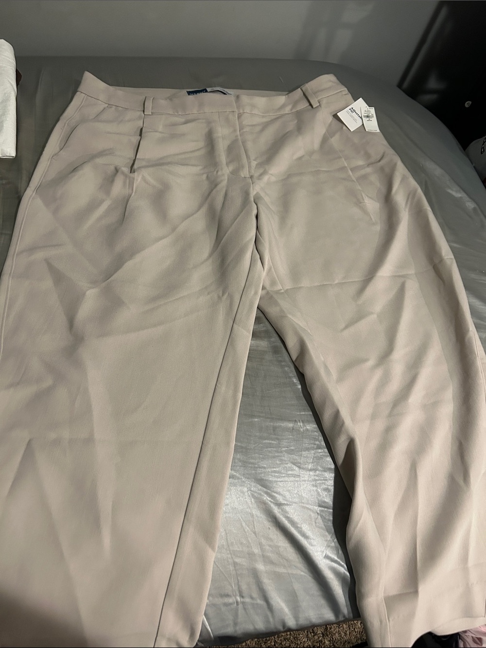 Women’s Classic Wide-Leg Dress Pants - Cream